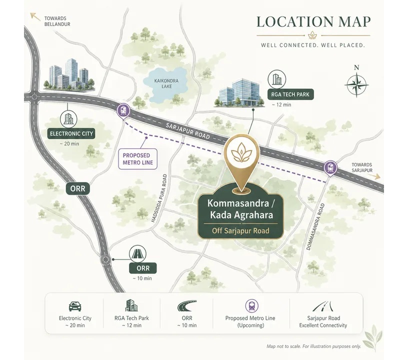 Godrej Sarjapur Location Map